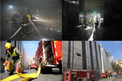 澳门星际网址按照城市综合体火灾事故处置预案的要求